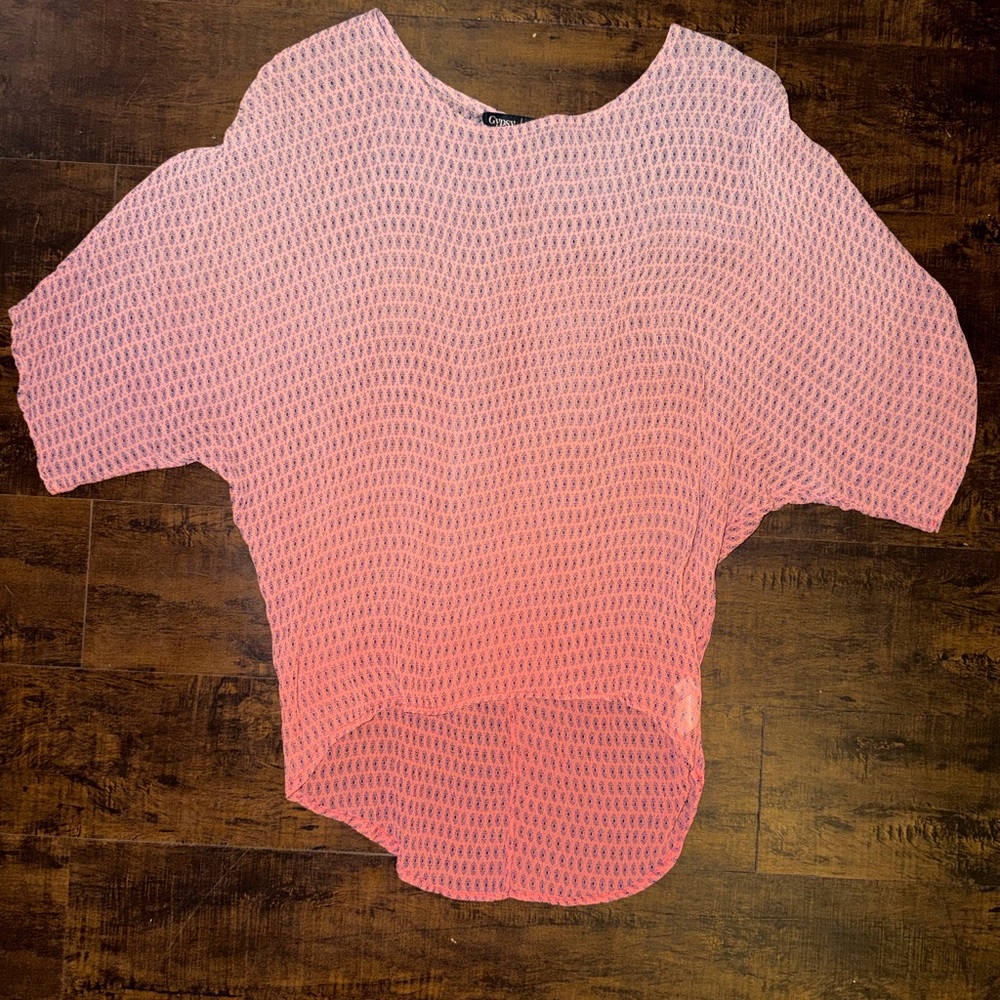 Gypsy 05 Floral Pink Patterned Top